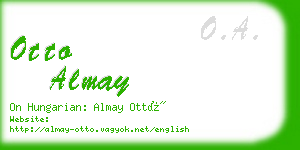 otto almay business card